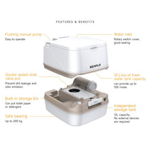 Load image into Gallery viewer, 12L Portable Camping Toilet