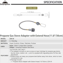Load image into Gallery viewer, Propane Gas Adapter