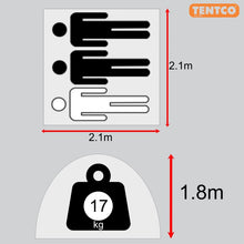 Load image into Gallery viewer, Tentco Ranger Safari 2-Person Canvas Dome Tent