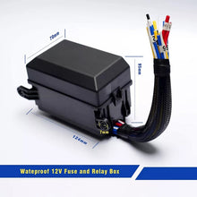 Load image into Gallery viewer, Waterproof Pre-Wired Fused Relay Box