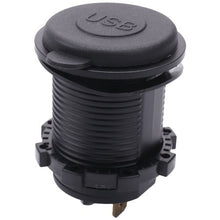Load image into Gallery viewer, Panel Mount Twin Port USB Power Socket
