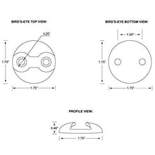 Load image into Gallery viewer, Single Round Anchor Mount (2 Pack)