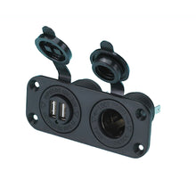 Load image into Gallery viewer, Double Hole Panel For Meters & Power Sockets