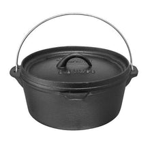 Load image into Gallery viewer, 3.8L Cast Iron Camp Oven