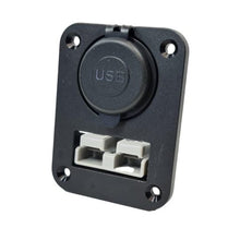Load image into Gallery viewer, Anderson Plug and Dual USB Panel Mount