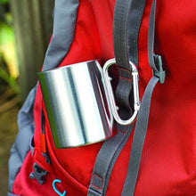 Load image into Gallery viewer, Safari Carabiner Stainless Steel Double Walled Mug