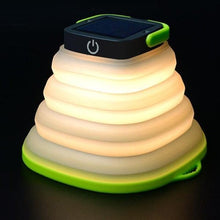 Load image into Gallery viewer, Collapsible Solar Camping Lantern with USB