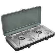Load image into Gallery viewer, Born Free 2 Cook 2 Plate Gas Camping Stove
