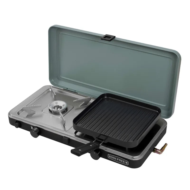 born camping Born Free 2 Cook 2 Plate Gas Camping Stove – Safari Outfitters