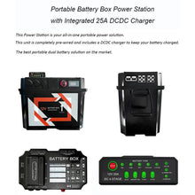 Load image into Gallery viewer, 12V Battery Box With DC DC Charger
