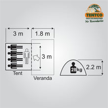 Load image into Gallery viewer, Tentco Senior Wanderer Flysheet (Verandah)
