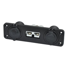 Load image into Gallery viewer, Anderson Plug, Dual USB and Cigarette Lighter Panel Mount
