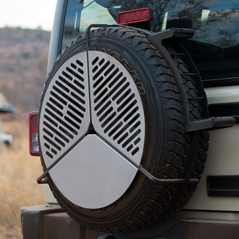 Spare Tire BBQ Mount