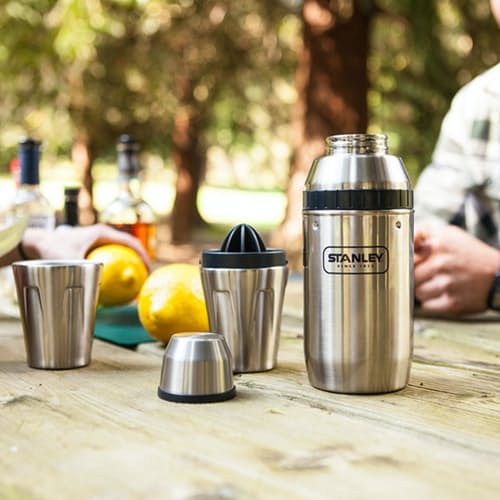 STANLEY Adventure Cocktail Shaker Set Stainless Steel Travel Camping Happy  Hour